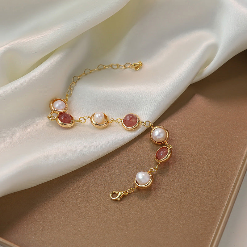 pearl chain bracelet