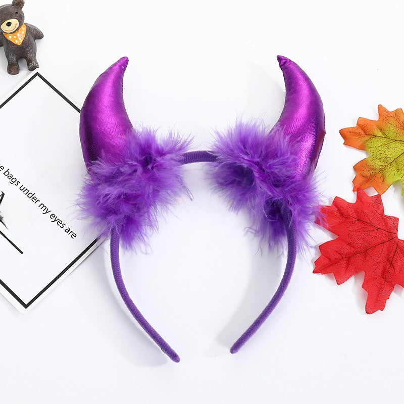 Halloween Decoration Devil Horn Headband