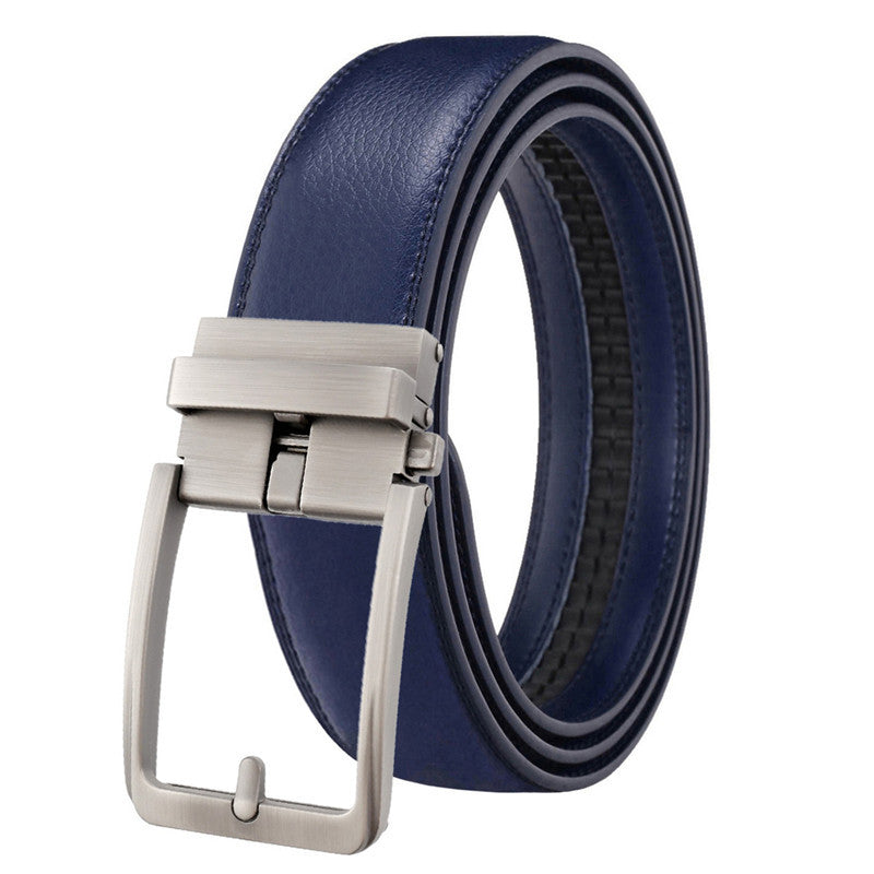 Genuine Leather Automatic Buckle Belt