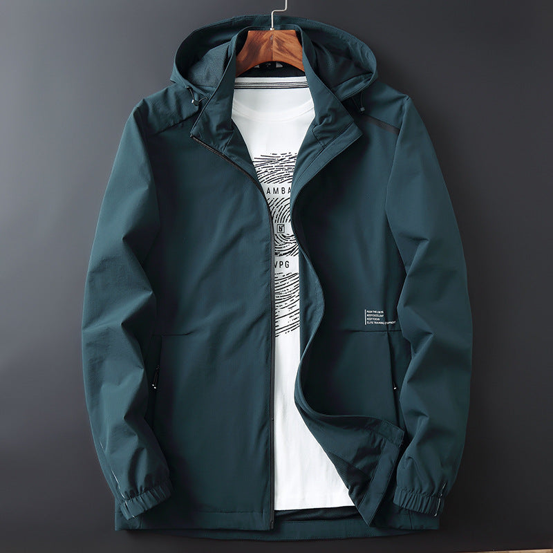 Men's Breathable Quick-Drying Hooded Jacket