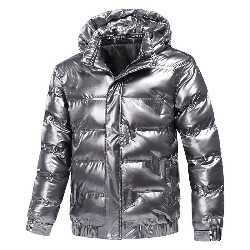 Men's Hooded Cotton-Padded Jacket Street Fashion Coat
