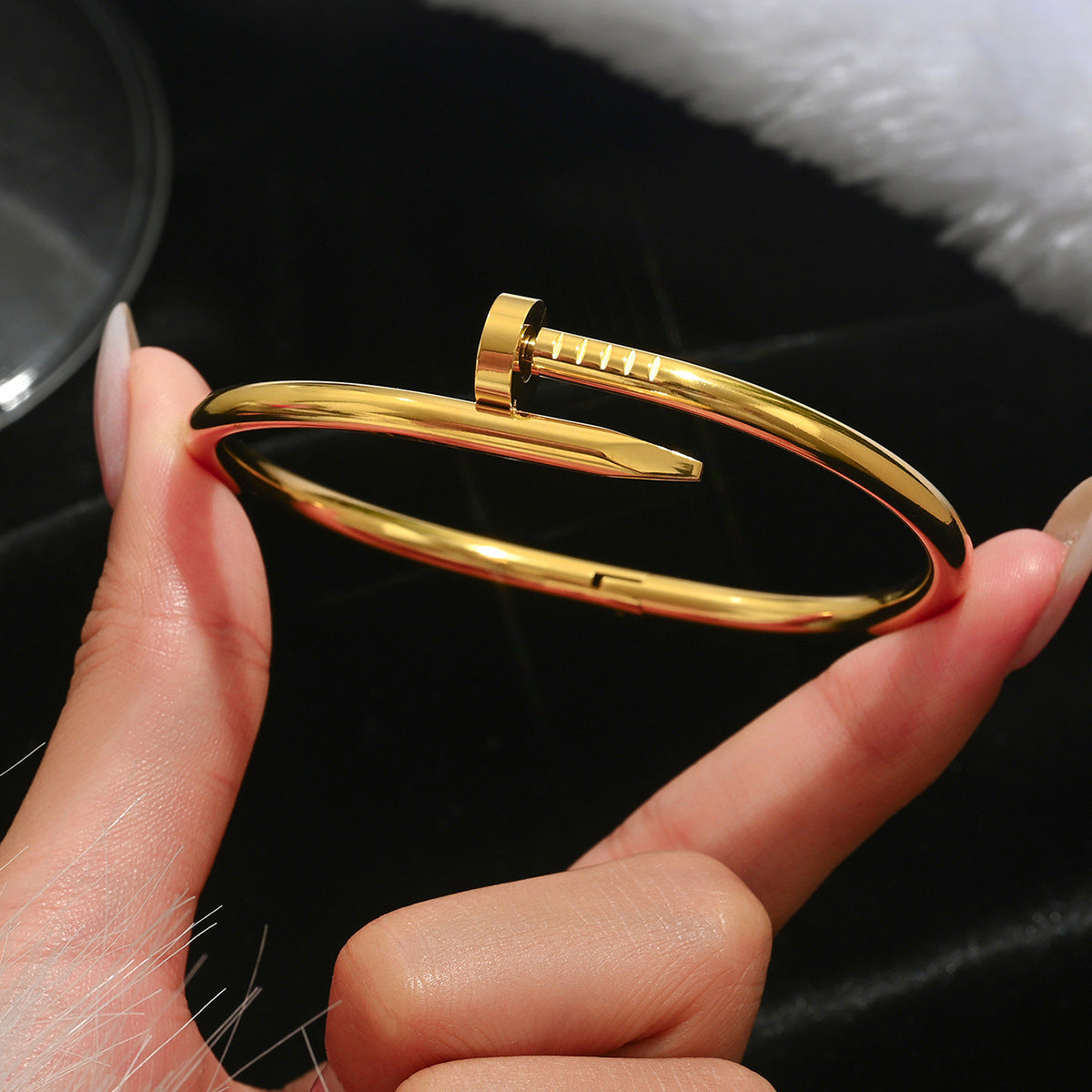 Fashion Stainless Steel Gold and Silver Bangles