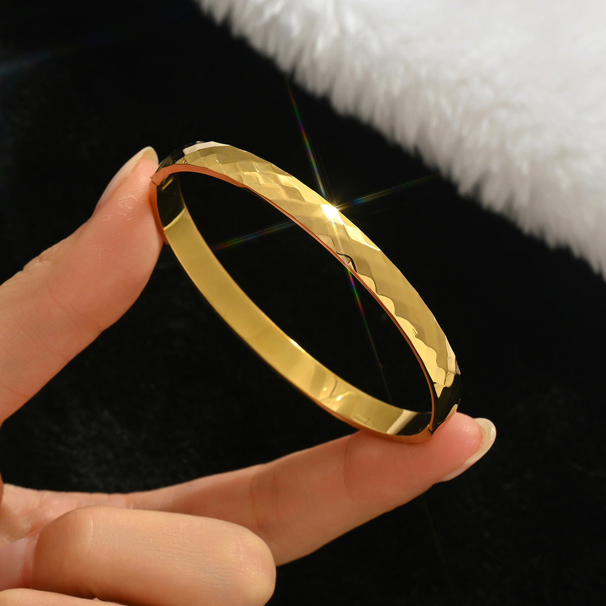 Fashion Stainless Steel Gold and Silver Bangles