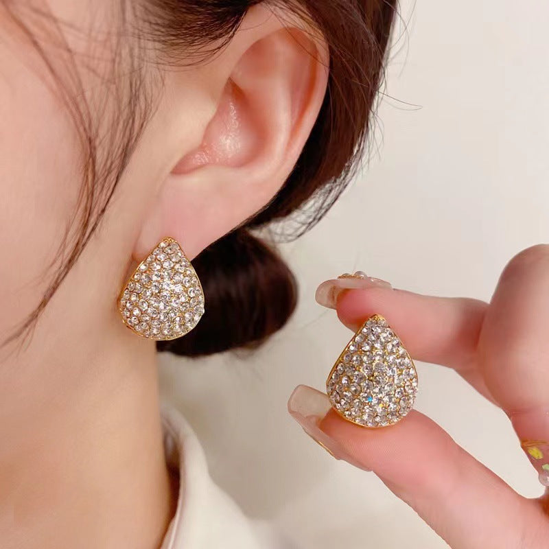 Luxury Diamond Basket Earrings for Women