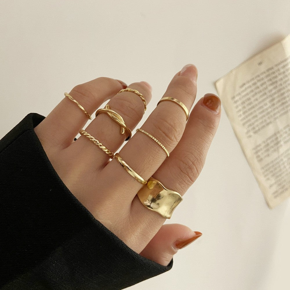Open-ended ring set