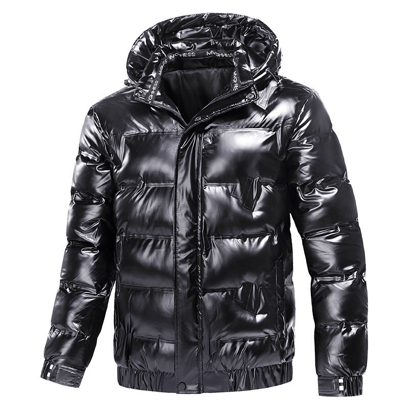 Men's Hooded Cotton-Padded Jacket Street Fashion Coat
