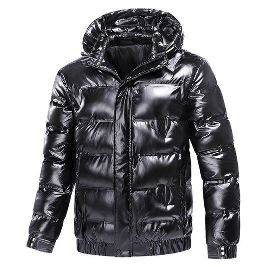 Men's Hooded Cotton-Padded Jacket Street Fashion Coat