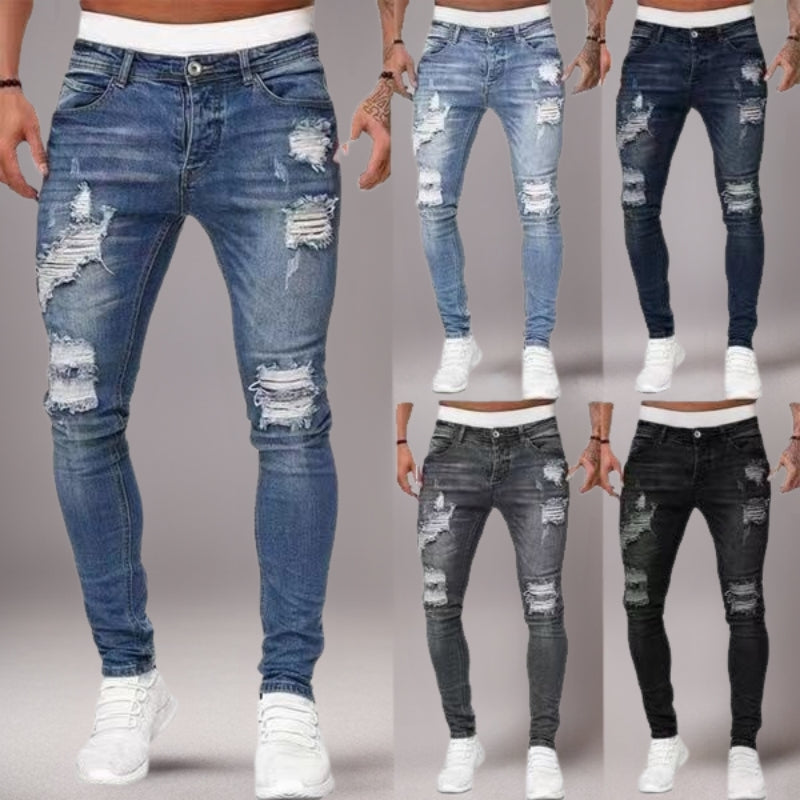 New Trendy Ripped Skinny Fit Jeans