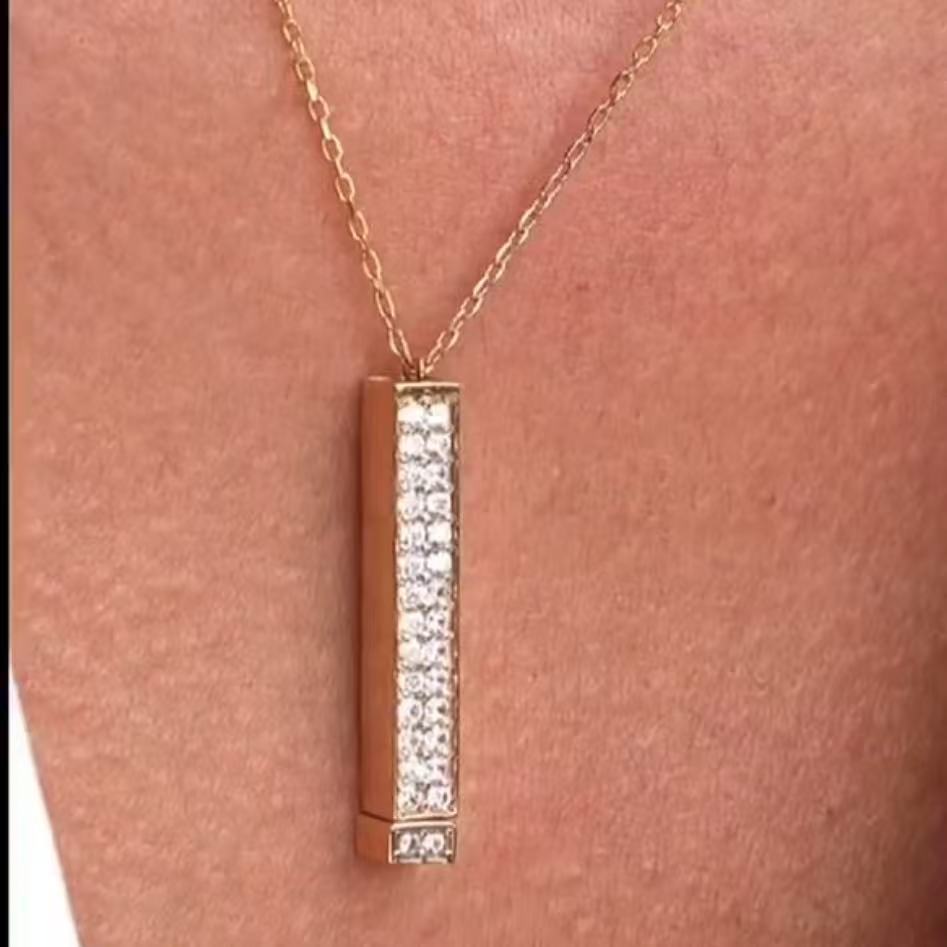 Double-Layer Diamond Necklace