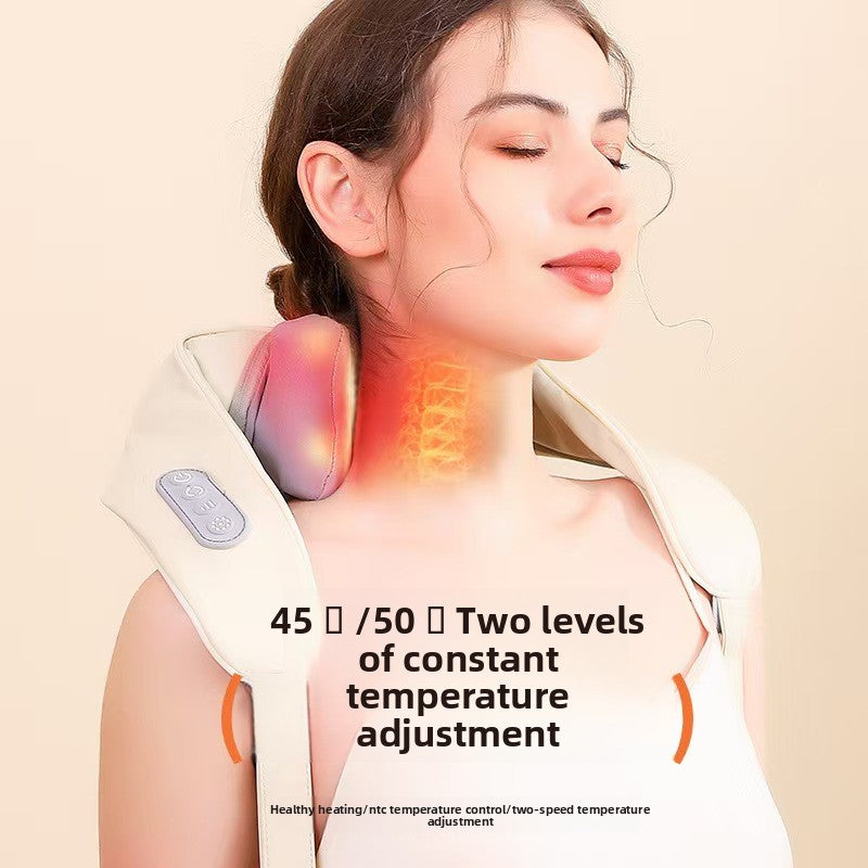 U-Shaped Neck and Shoulder Massager with Heat Therapy