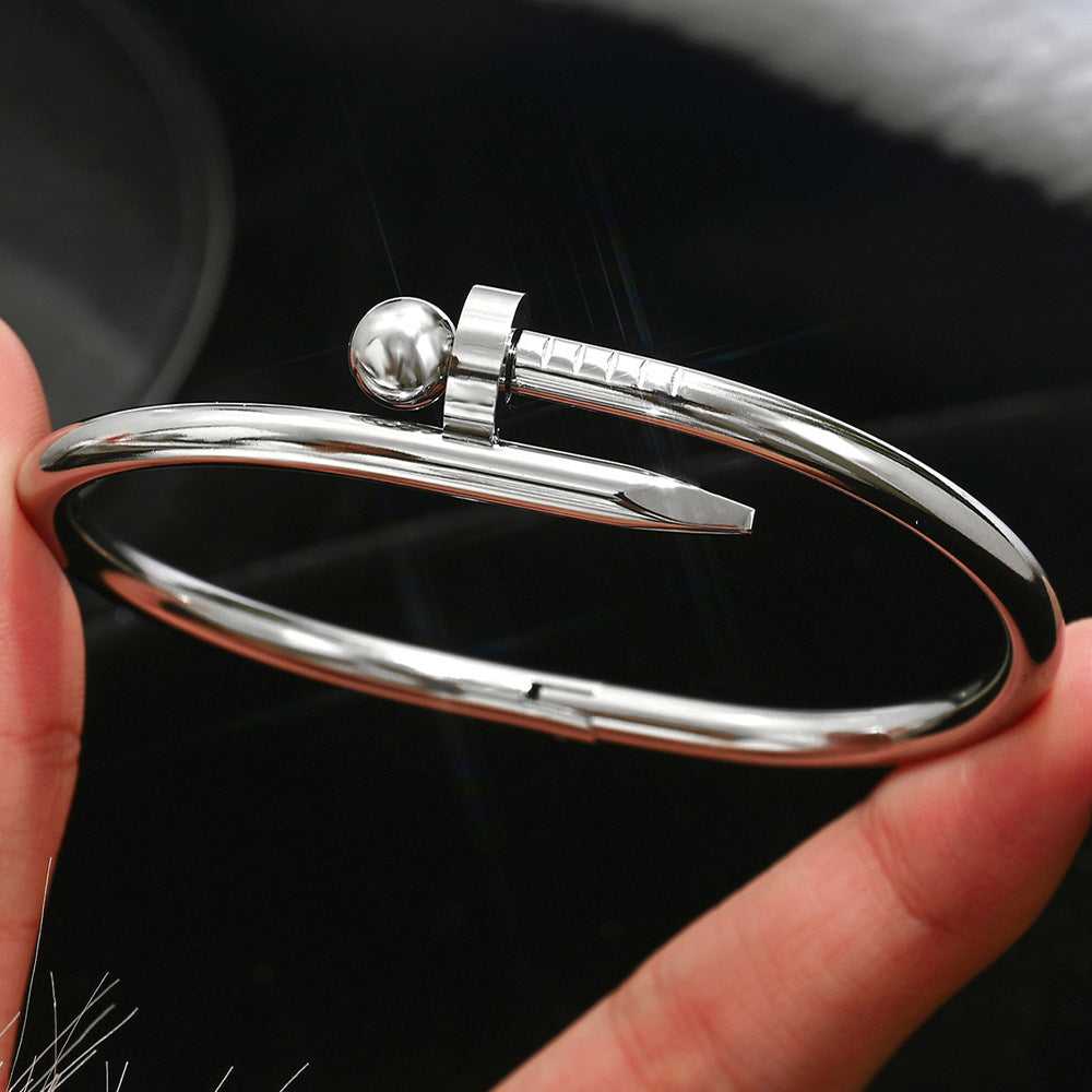 Fashion Stainless Steel Gold and Silver Bangles