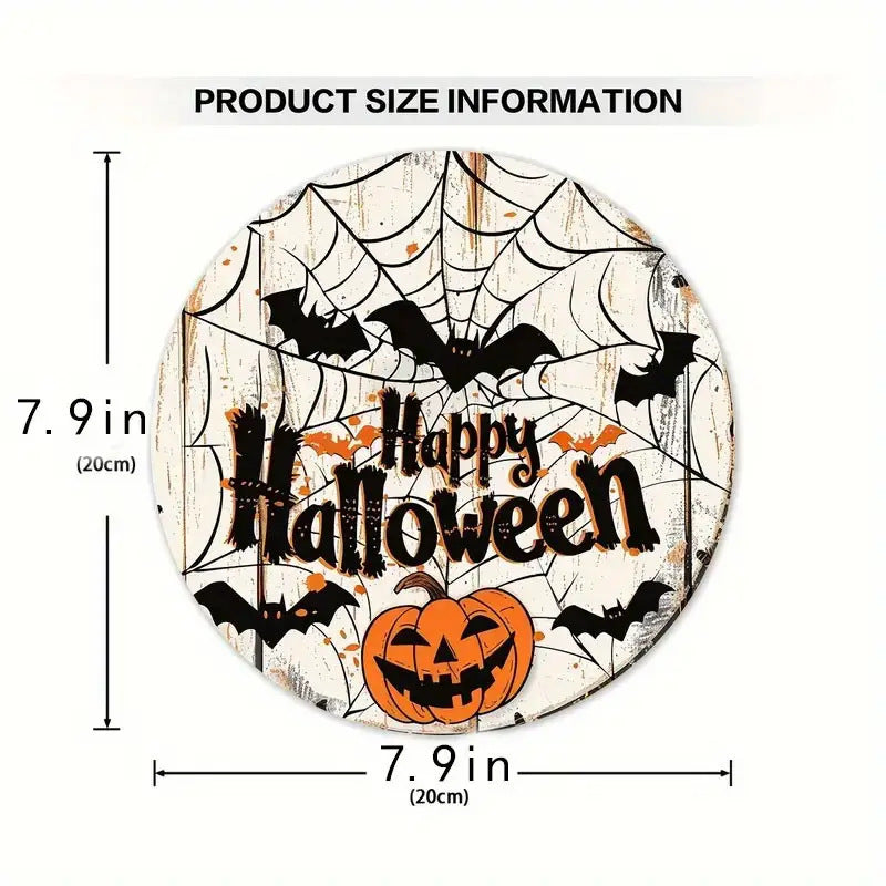 Halloween Stand Wooden Craft House Number Hanging Decoration