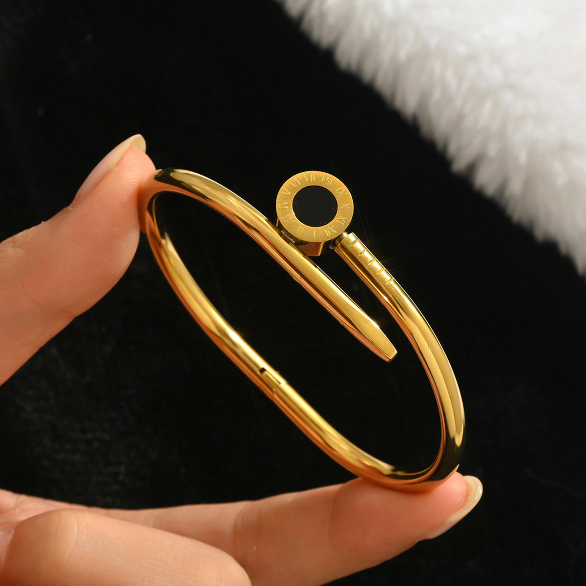 Fashion Stainless Steel Gold and Silver Bangles