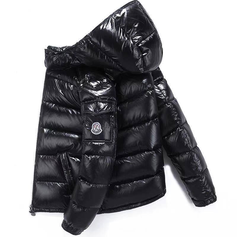 Mens Womens Short Down Jacket Thickened Hooded
