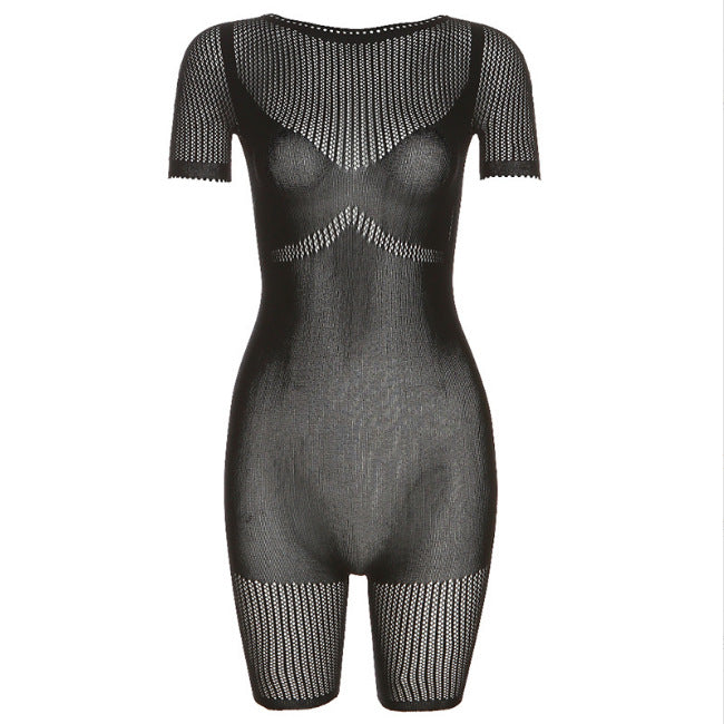 Sexy low-rise knitted one-piece short pants