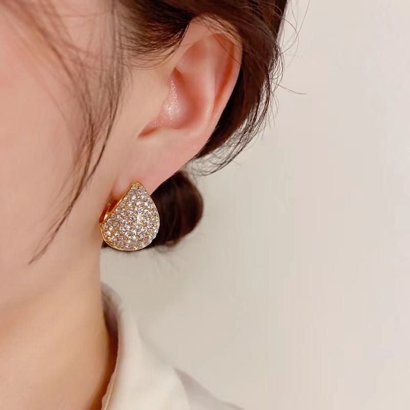 Luxury Diamond Basket Earrings for Women