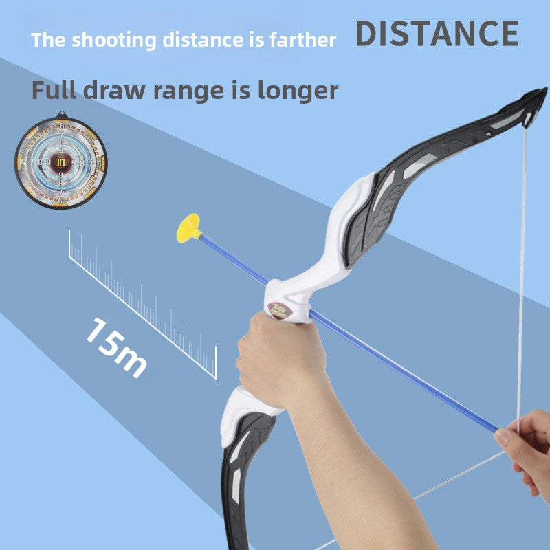 Children's Plastic Bow and Arrow Toy Set with Target