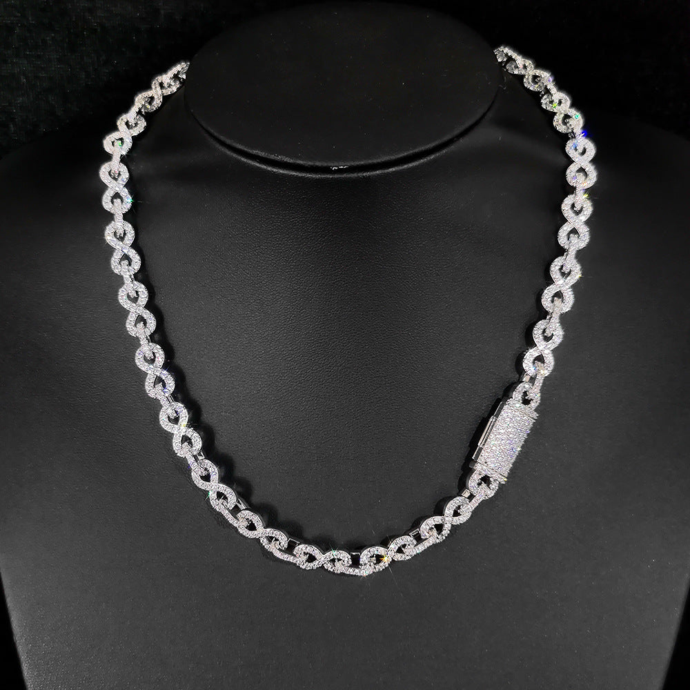 zircon necklace bracelet