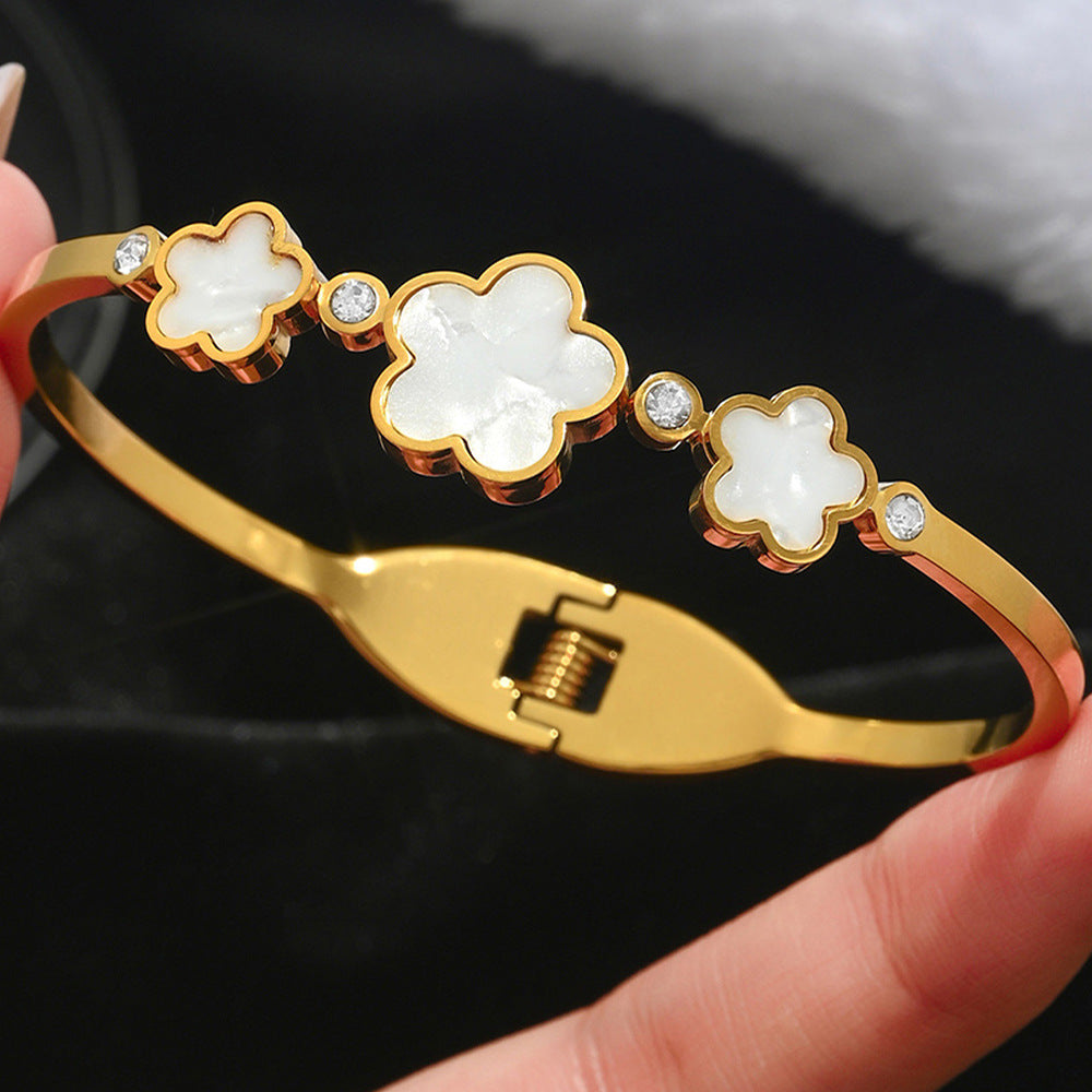 Fashion Stainless Steel Gold and Silver Bangles