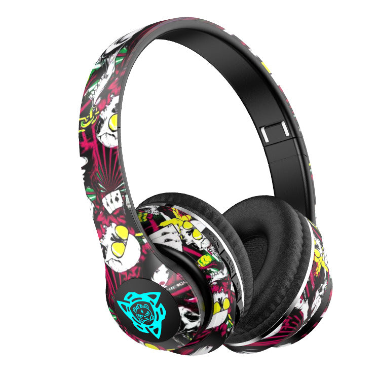 P35 Graffiti LED Bluetooth Headset with Long Battery Life