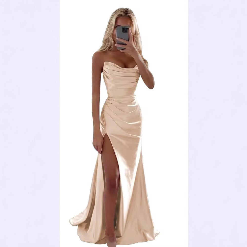 Women satin dress