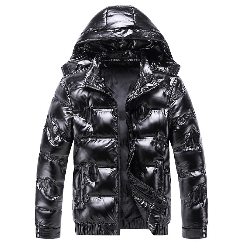 Men's Hooded Cotton-Padded Jacket Street Fashion Coat