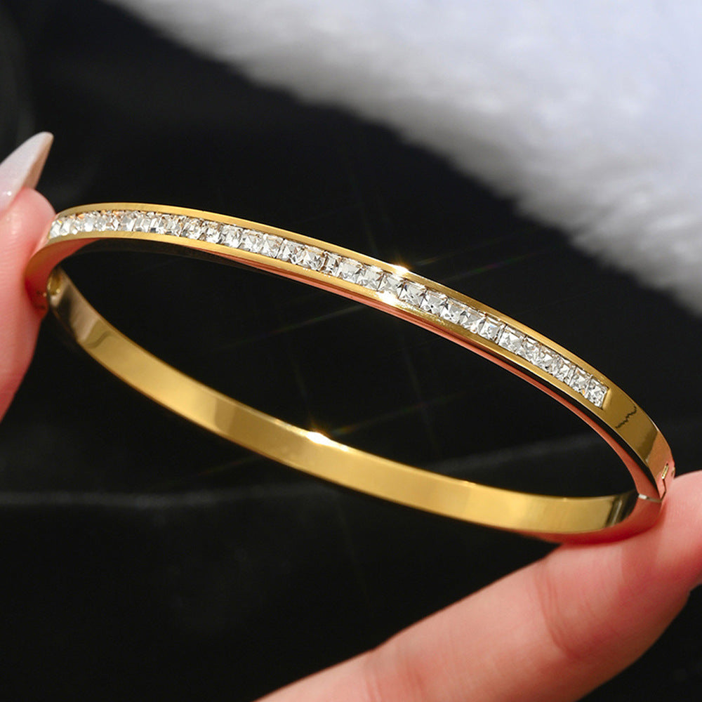 Fashion Stainless Steel Gold and Silver Bangles