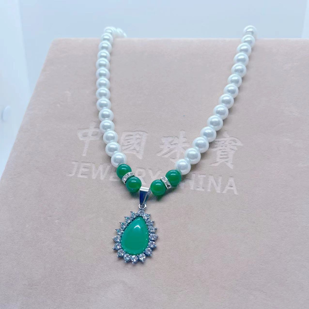 imitation pearl necklace