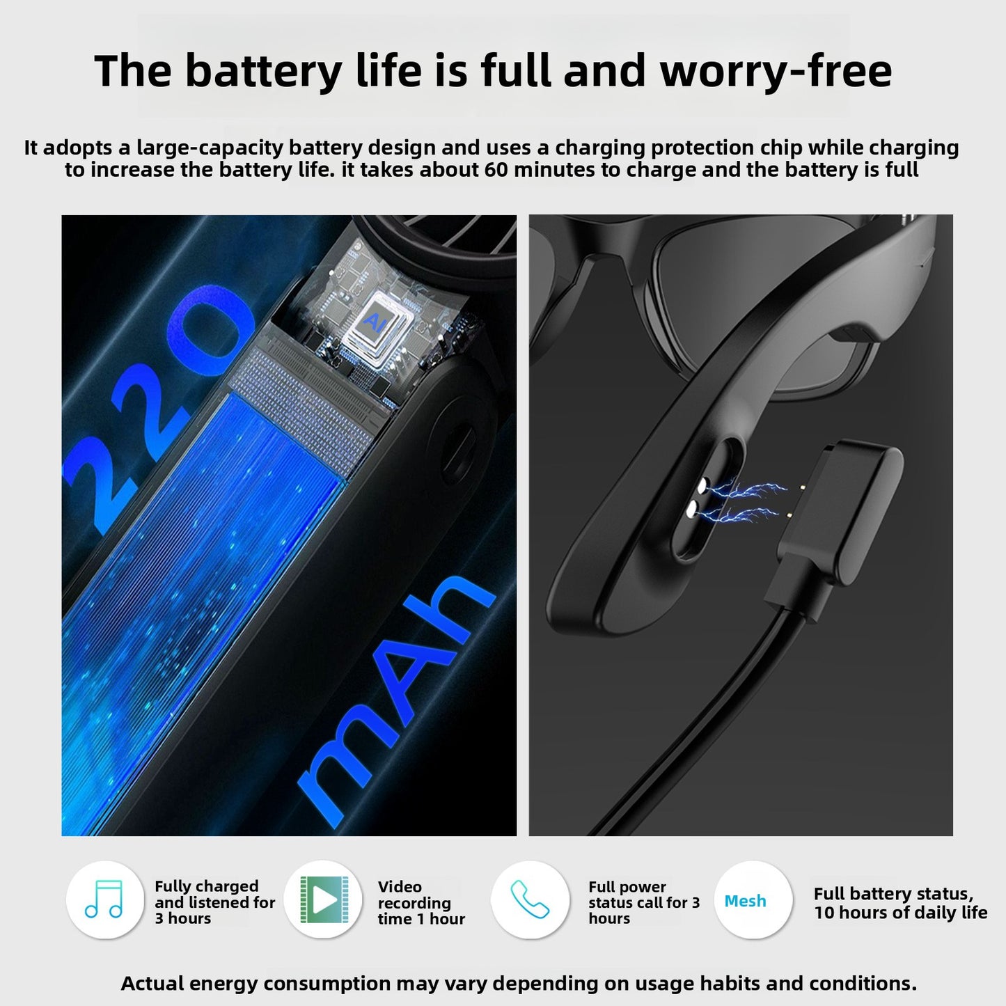 AI Smart Glasses with Camera