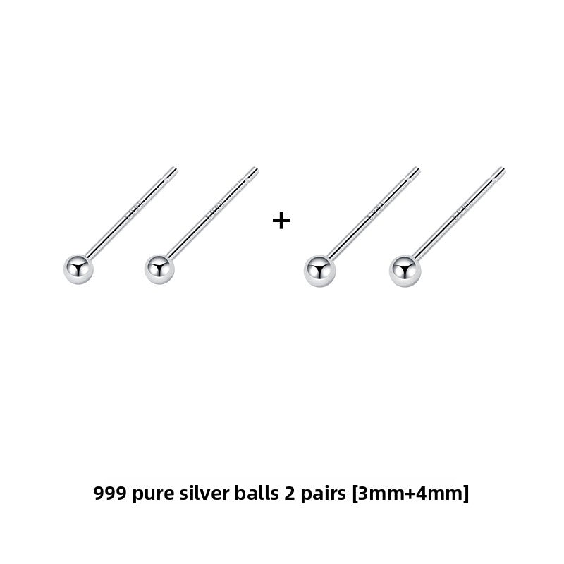 Sterling Silver Earrings for Women, Hypoallergenic Studs and Ear Sticks