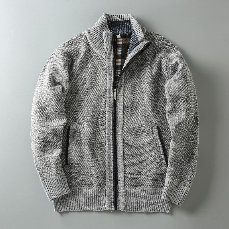 Men's versatile sweater jacket