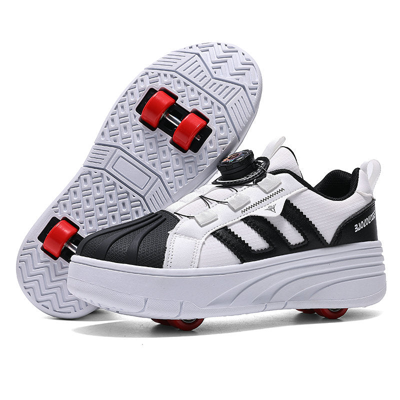 LED Flash Rolling Shoes