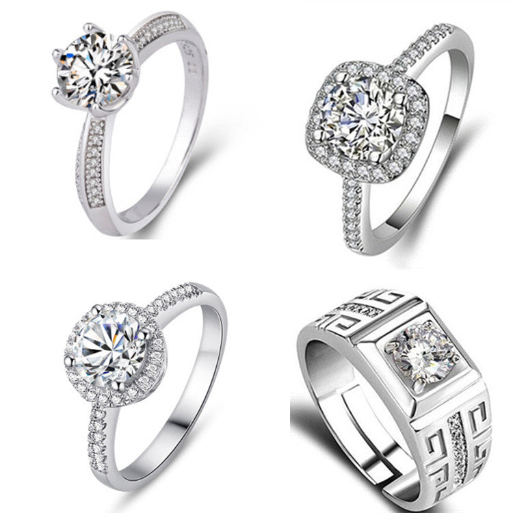 Morganite simple six-prong wedding ring