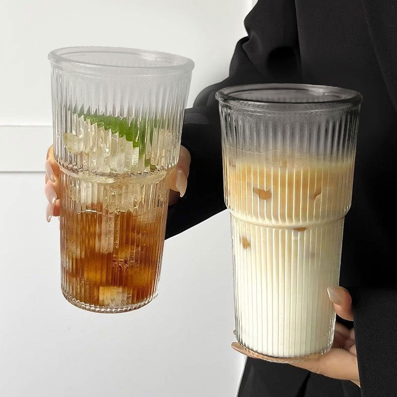 Vertical Pattern Glass Cup