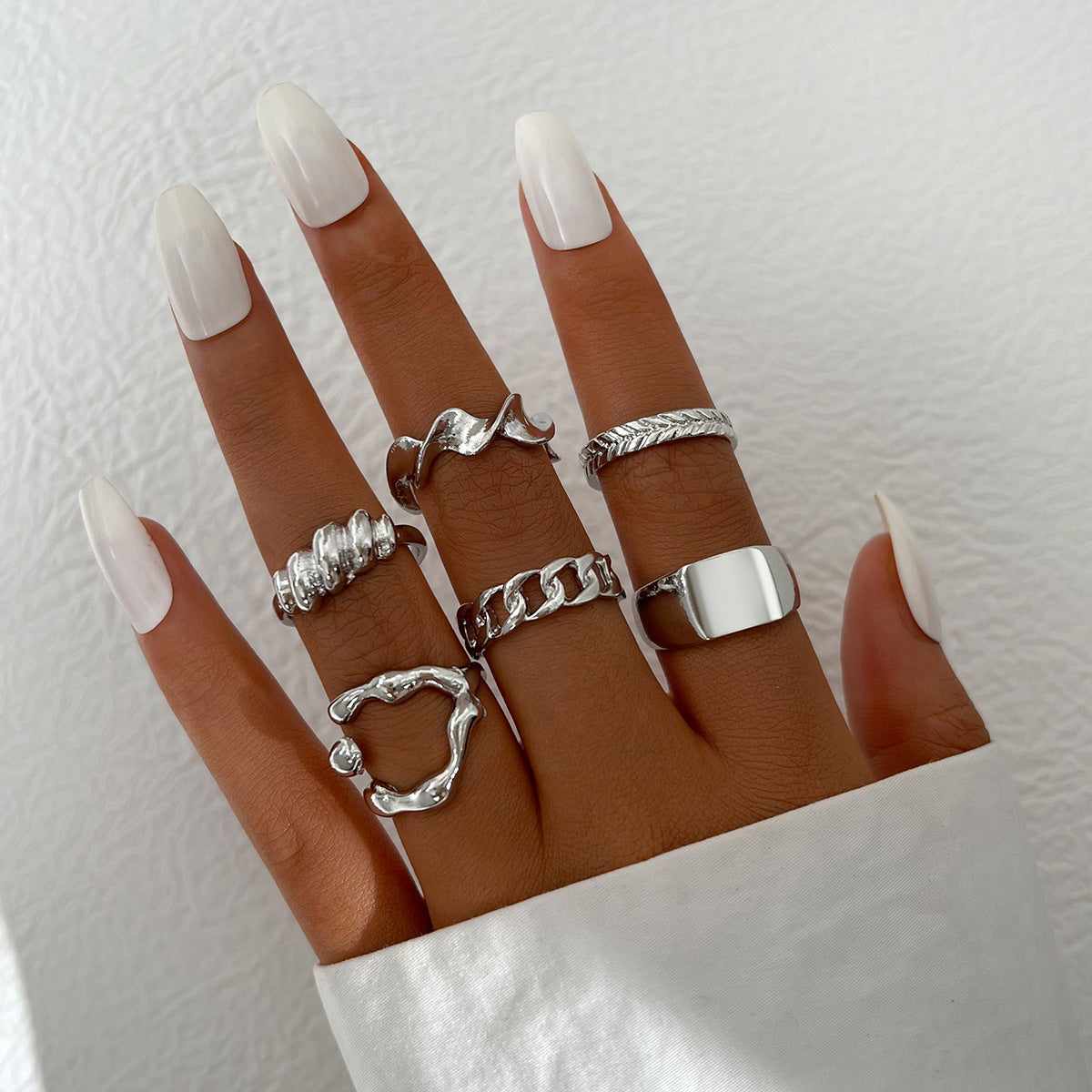 Open-ended ring set