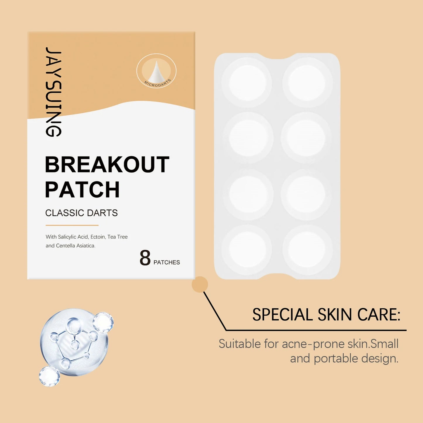 Large-Size Acne Patches Gently Cleanse And Care For Skin Hydrating And Moisturizing Improve Acne Daily Care Patches