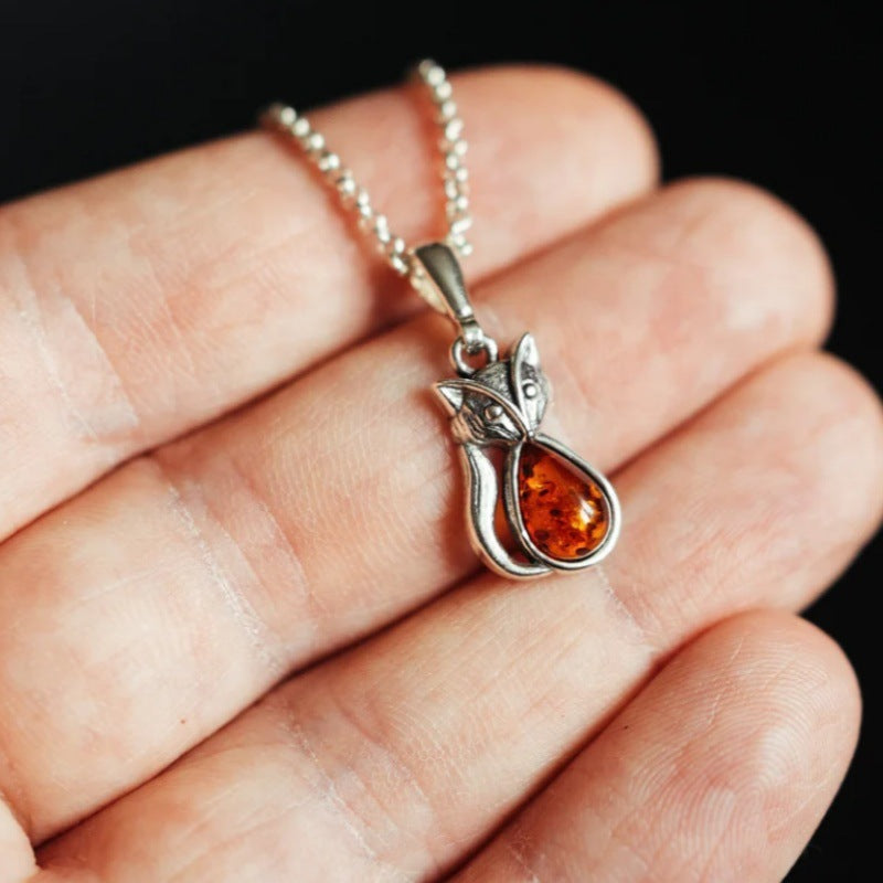 Fox-shaped earrings for women
