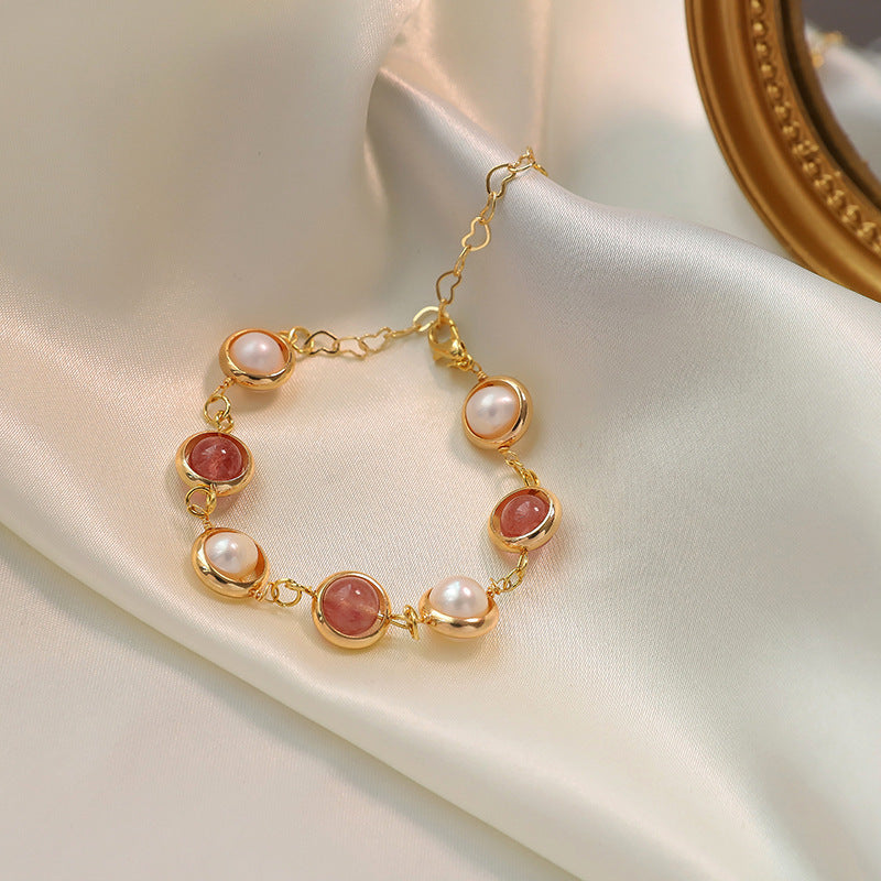 pearl chain bracelet