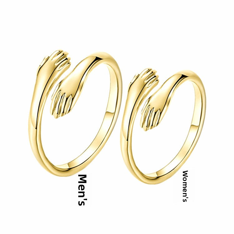 hands hug ring