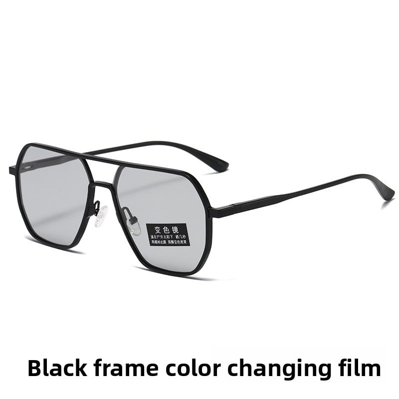 Day and night dual-purpose color-changing sunglasses