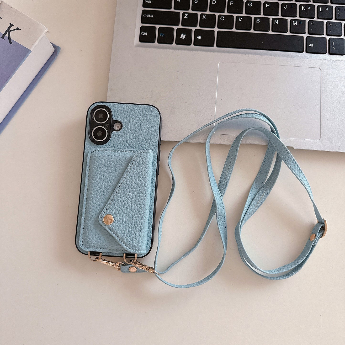 Imitation Leather iPhone Case with Card Slot