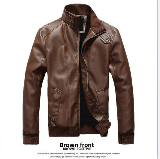 men's leather jacket