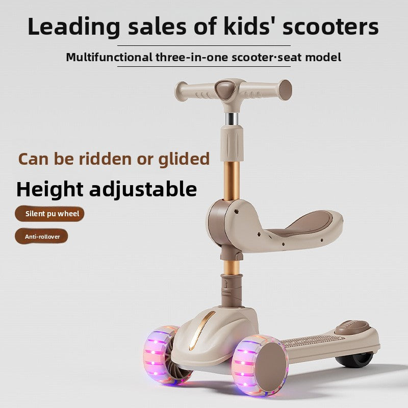 Children's three-in-one scooter