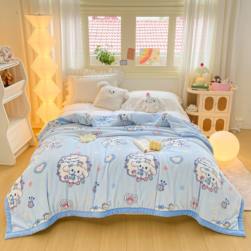 Thickened Raschel blanket