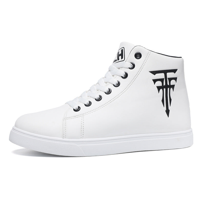 Fashionable white sneakers for men