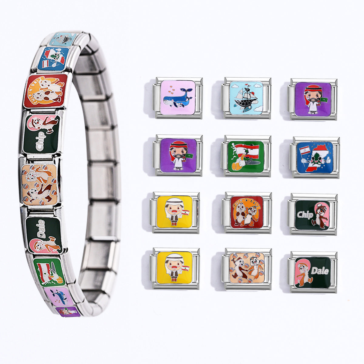 Italian Charm Modular Bracelet