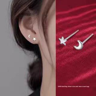 Sterling Silver Earrings for Women, Hypoallergenic Studs and Ear Sticks