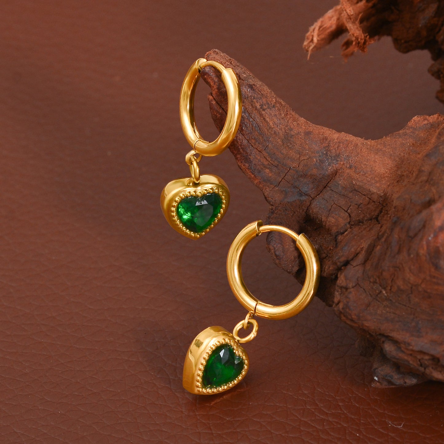 Circle-shaped multi-style earrings