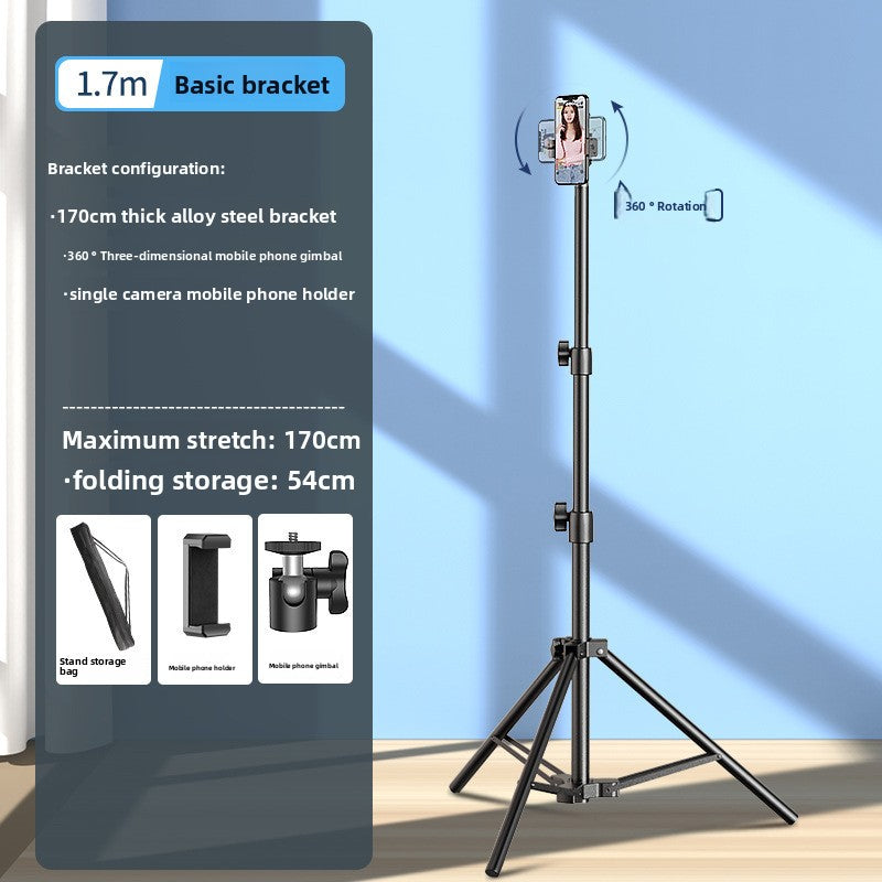 Mobile phone stand live streaming tripod