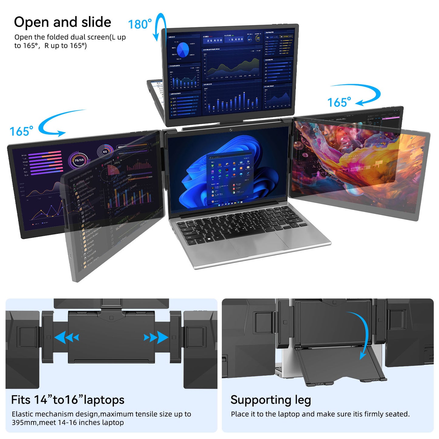 Laptop extended screen